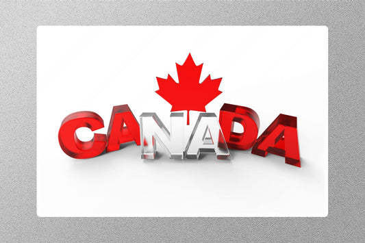 Wholesale Canada Maple Leaf Travel Sticker