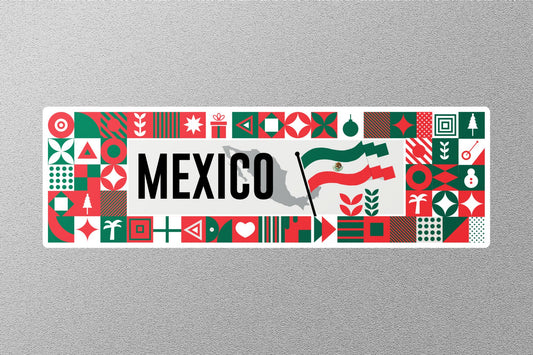 Mexico Flag Travel Sticker
