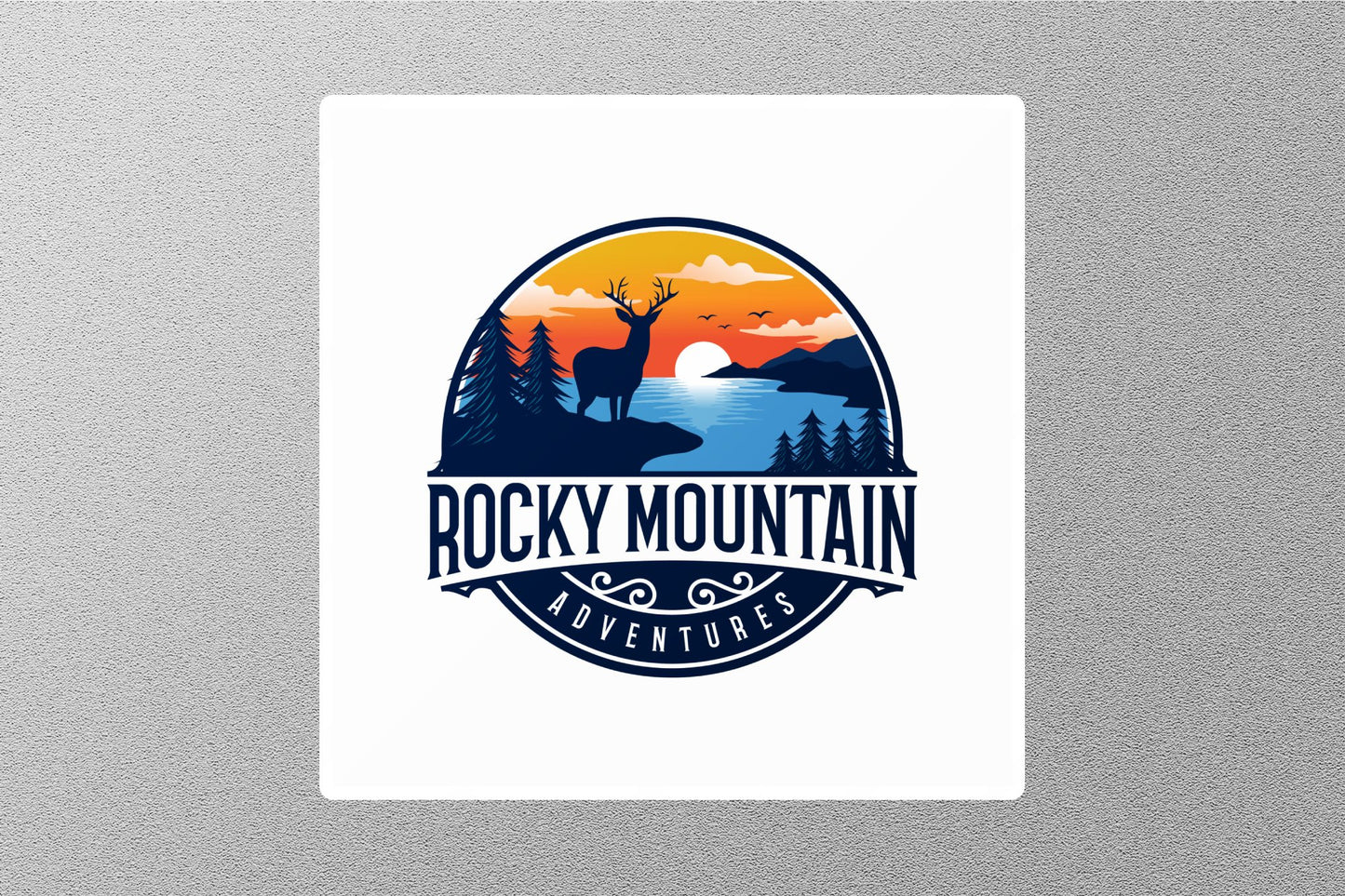 Wholesale Rocky Mountain Adventure Travel Sticker