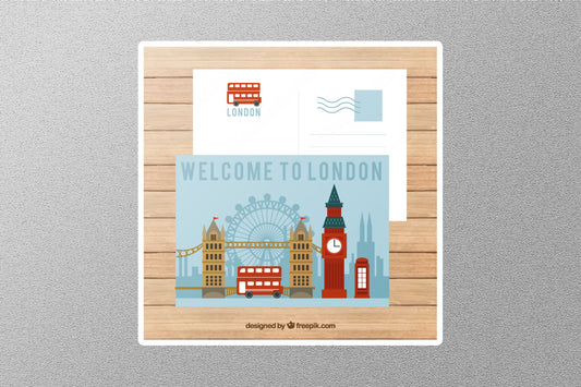 Wholesale Welcome to London Travel Sticker