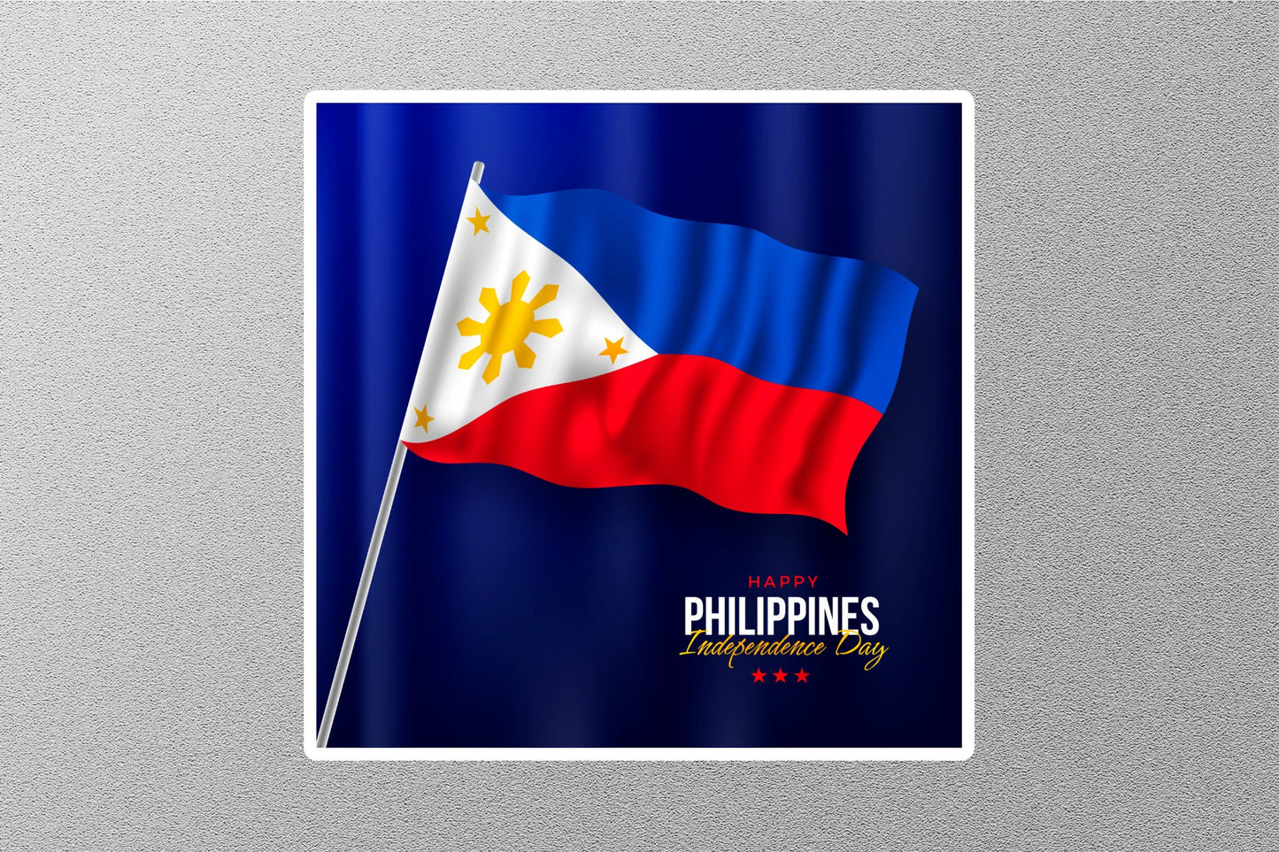 Wholesale Philippine Independence Day Travel Sticker