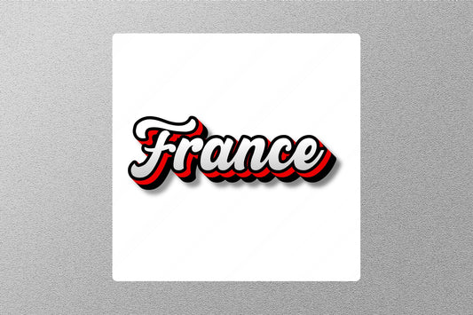 Wholesale France 3 Travel Sticker