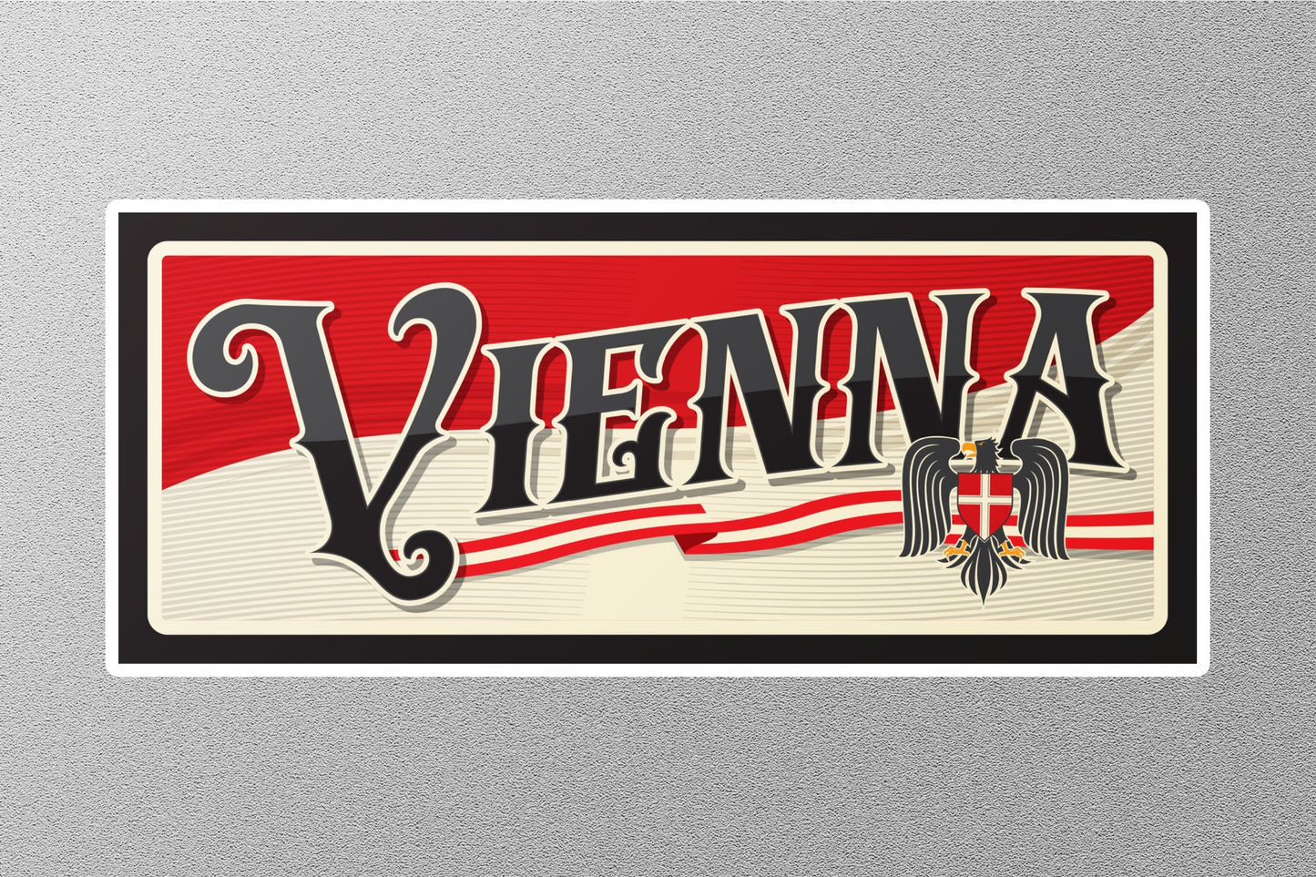 Wholesale Vienna 4 Travel Sticker