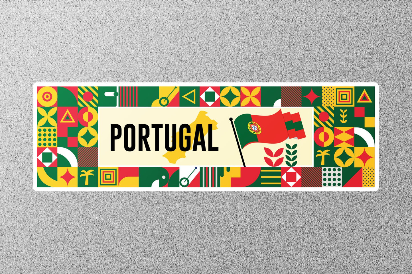 Portugal Flag Travel Sticker