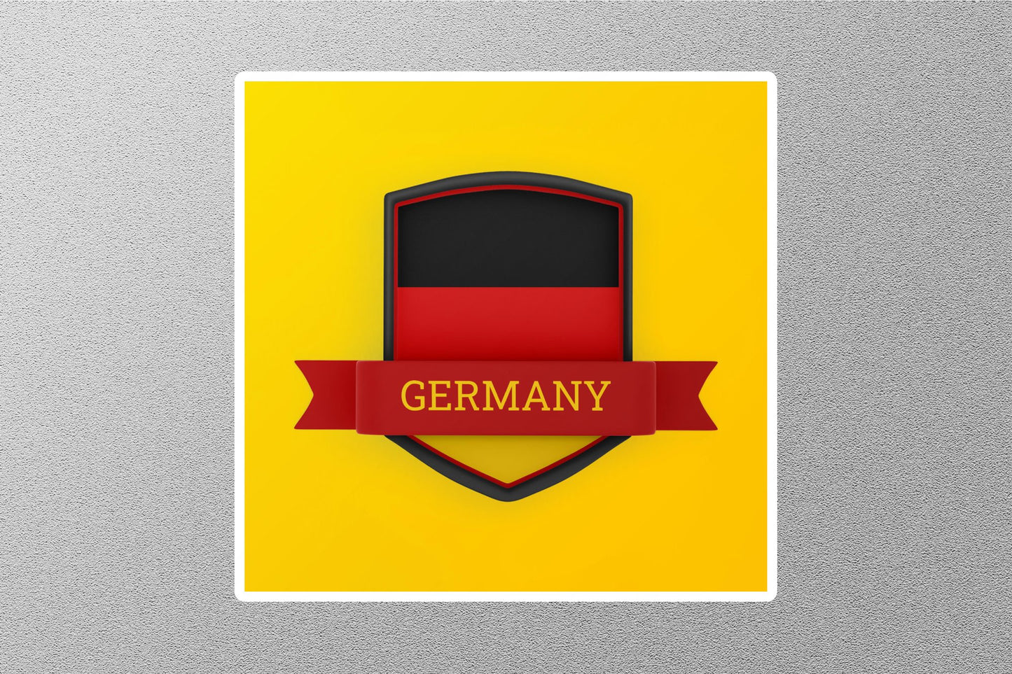 Germany Flag Badge Travel Sticker