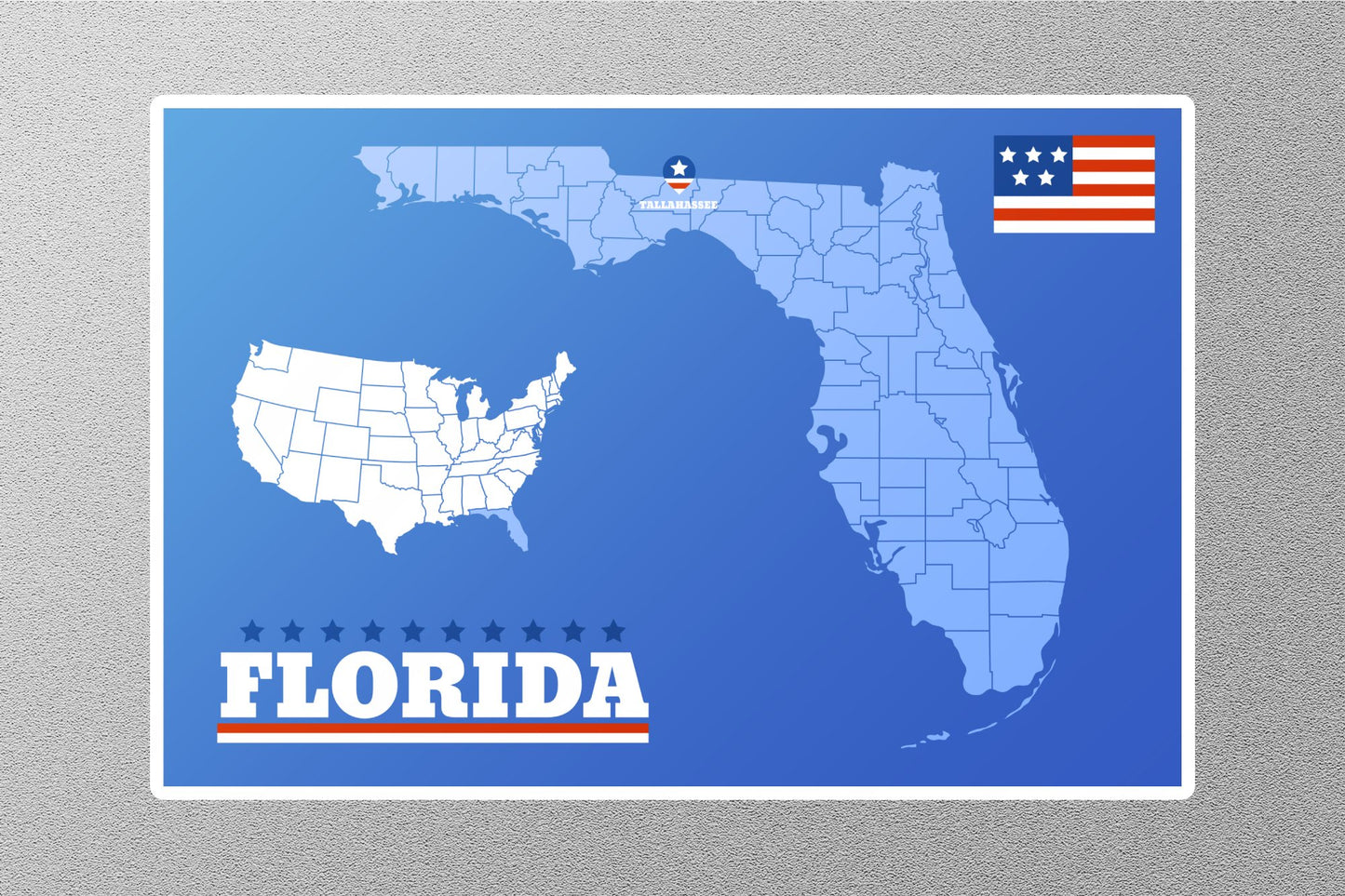 Wholesale Florida USA Travel Sticker