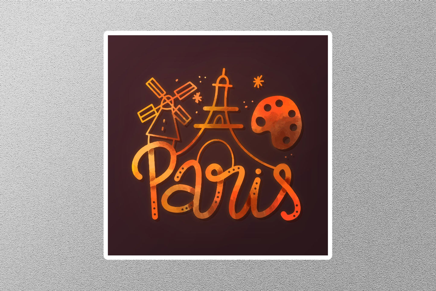 Wholesale Paris Travel Sticker