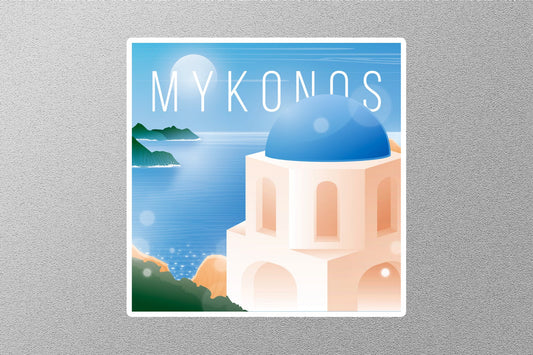 Wholesale Mykonos 5 Travel Sticker
