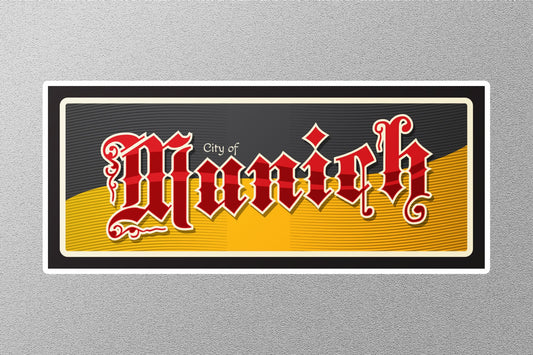 Wholesale City of Munich Travel Sticker