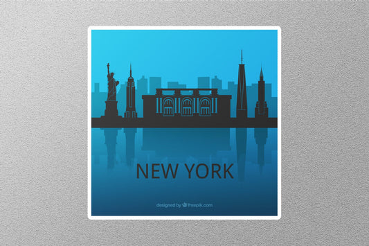 New York 3 Travel Sticker