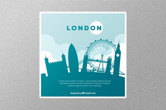 Wholesale London 4 Travel Sticker