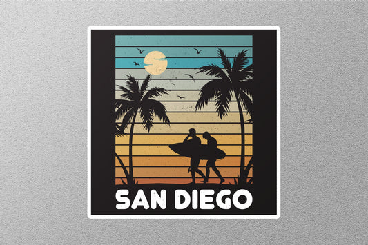 Wholesale San Diego Beach Travel Sticker