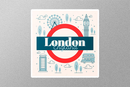 Wholesale London England Travel Sticker