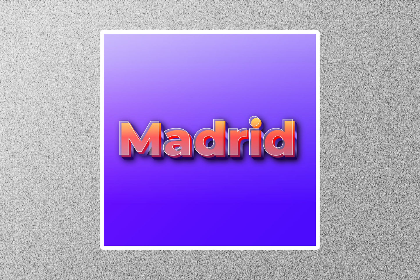 Wholesale Madrid 4 Travel Sticker