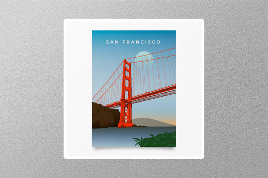Wholesale San Francisco Bridge Travel Sticker