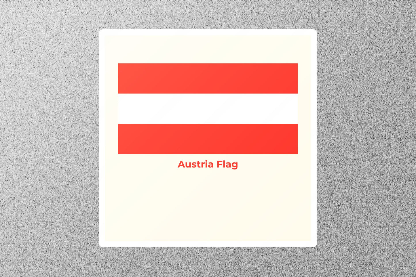 Austria Flag Travel Sticker