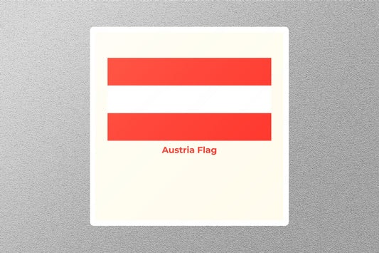 Austria Flag Travel Sticker