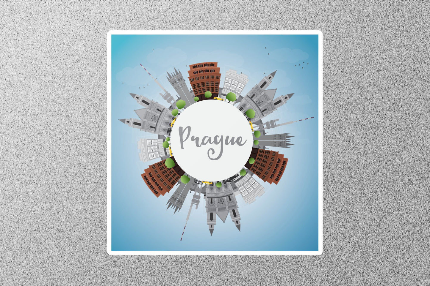 Wholesale Prague 5 Travel Sticker