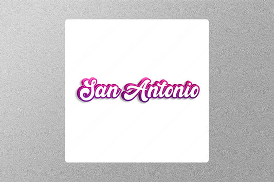 Wholesale San Antonio 6 Travel Sticker