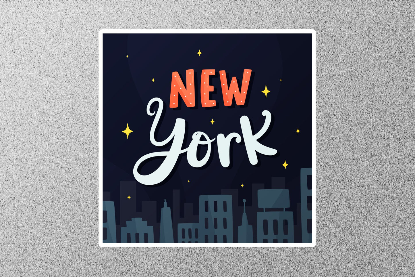 New York City 4 Travel Sticker