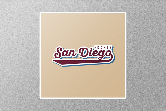Wholesale Hockey San Diego Travel Sticker
