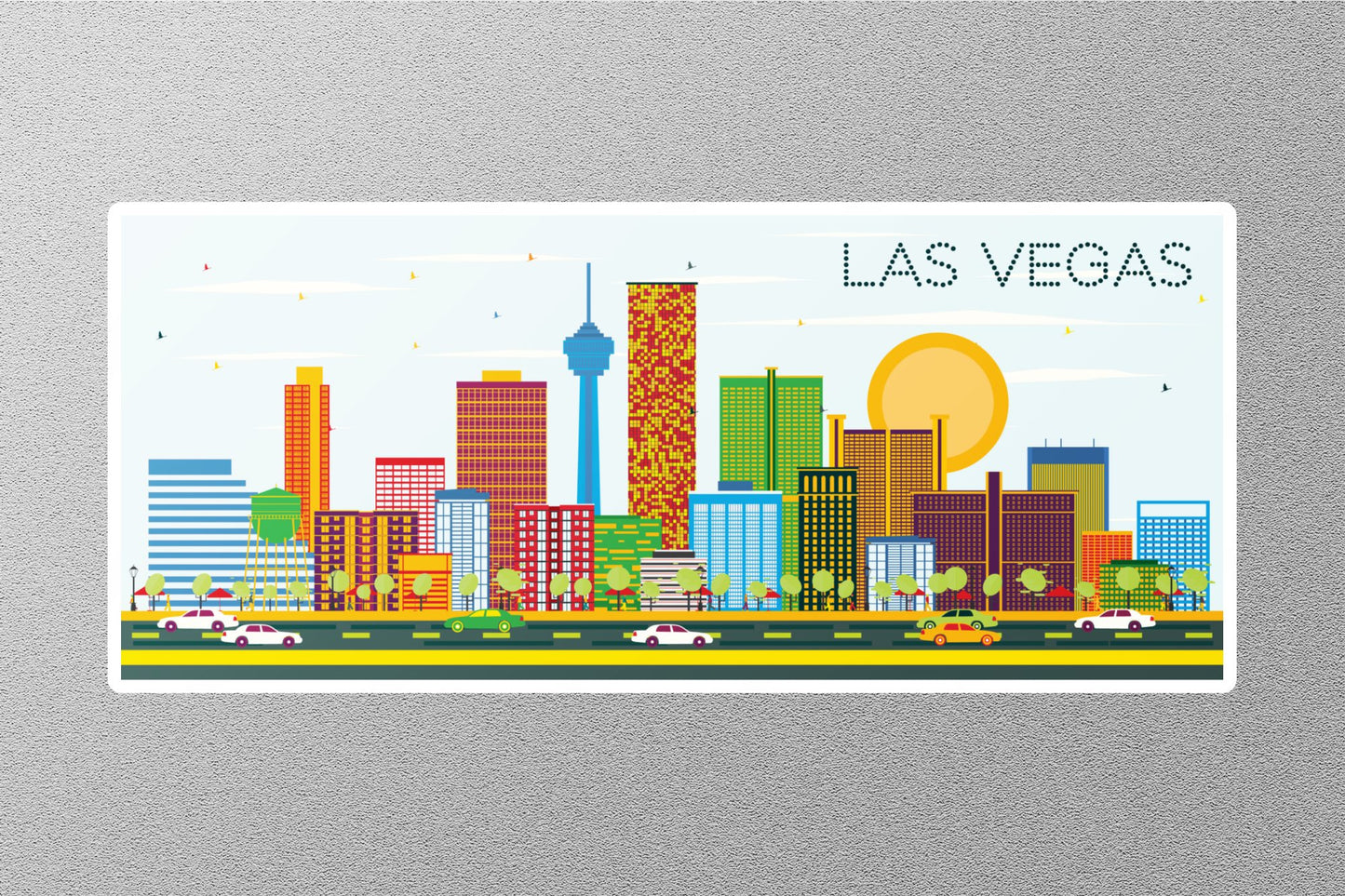 Wholesale Las Vegas City Travel Sticker