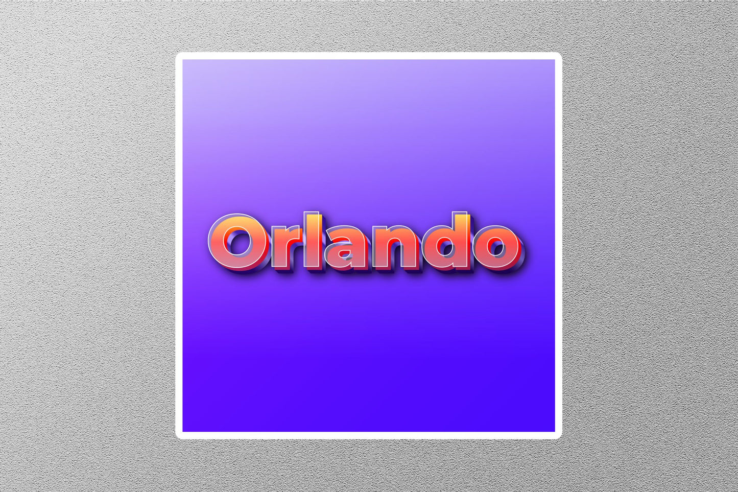 Wholesale Orlando 4 Travel Sticker