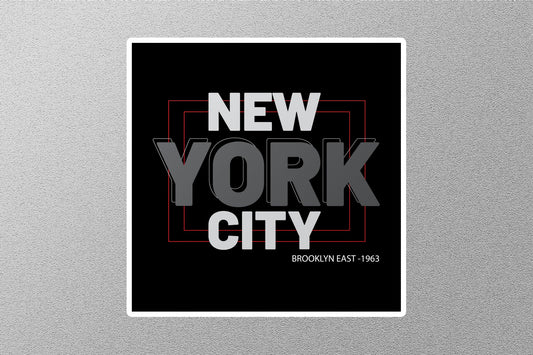 New York City 3 Travel Sticker