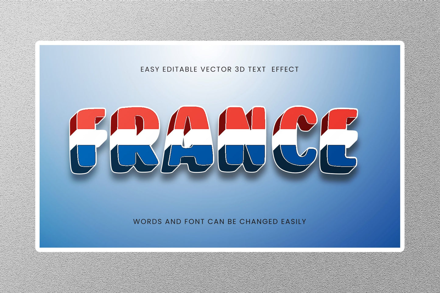 Wholesale France 5 Travel Sticker