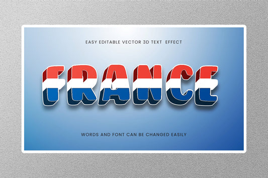 Wholesale France 5 Travel Sticker
