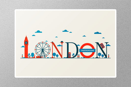 Wholesale London 7 Travel Sticker