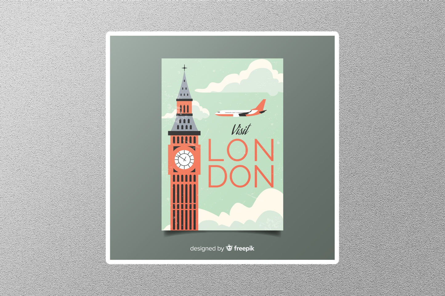 Wholesale Visit London Travel Sticker