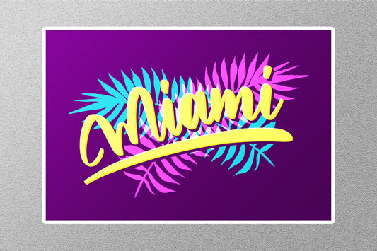 Wholesale Miami 4 Travel Sticker