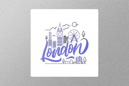 Wholesale London 6 Travel Sticker