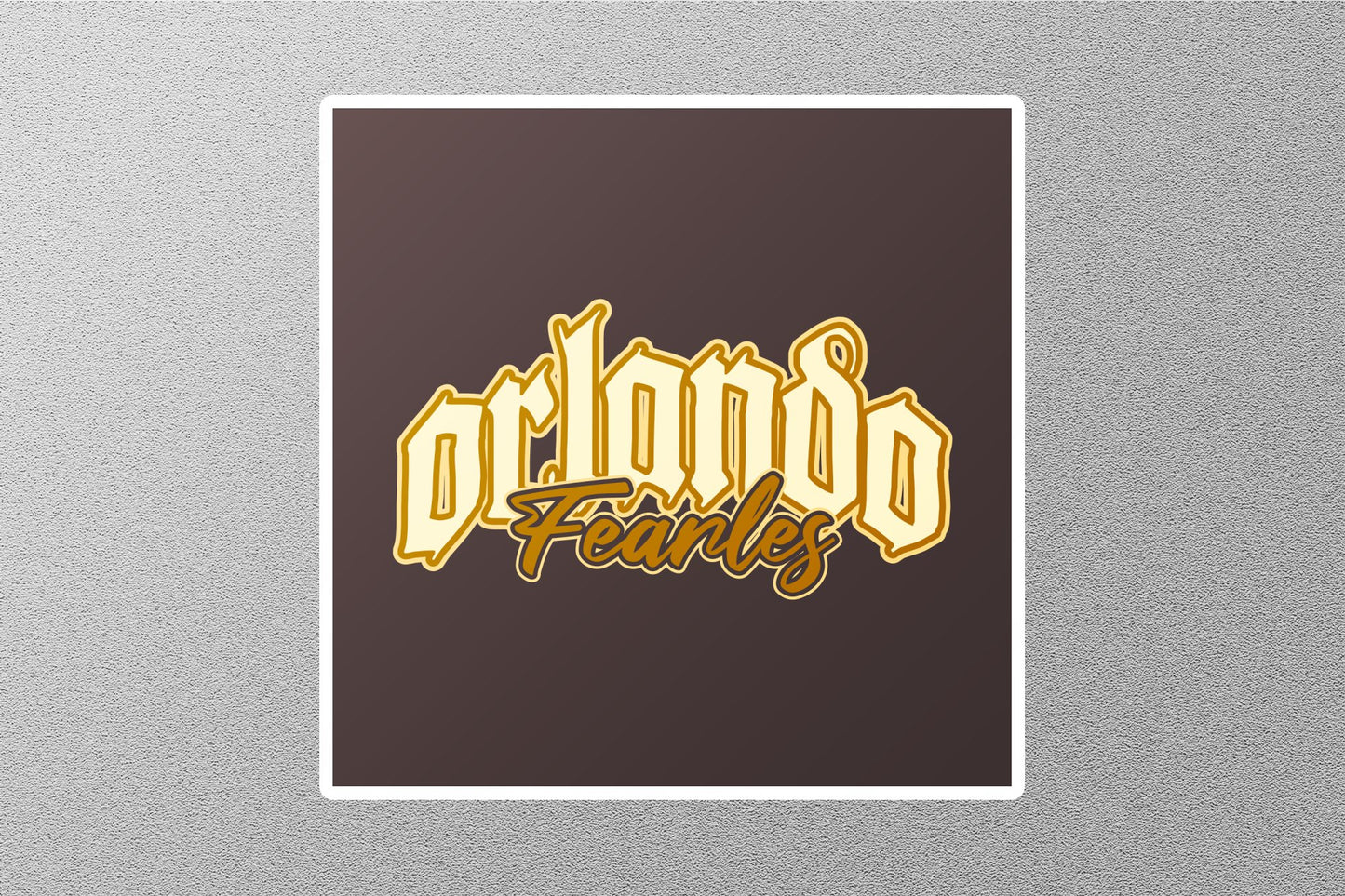 Wholesale Orlando Fearless Travel Sticker