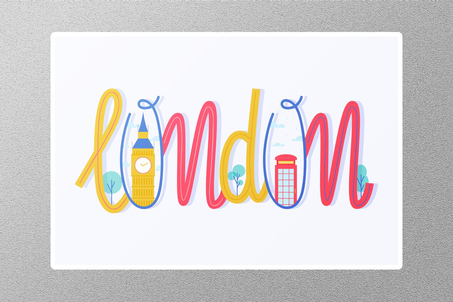 Wholesale London 6 Travel Sticker