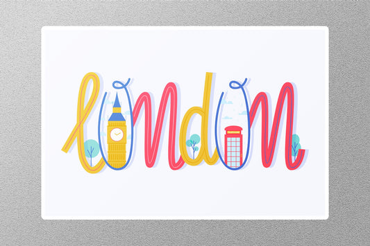 Wholesale London 6 Travel Sticker