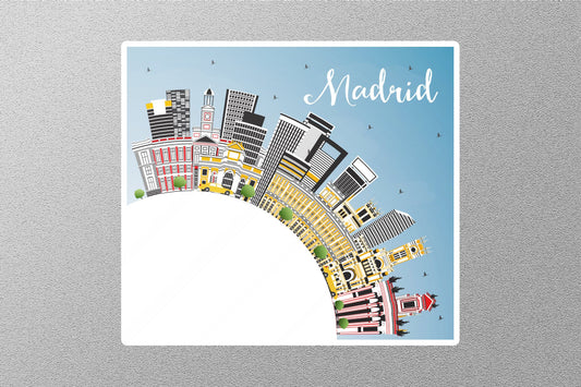 Wholesale Madrid City 3 Travel Sticker