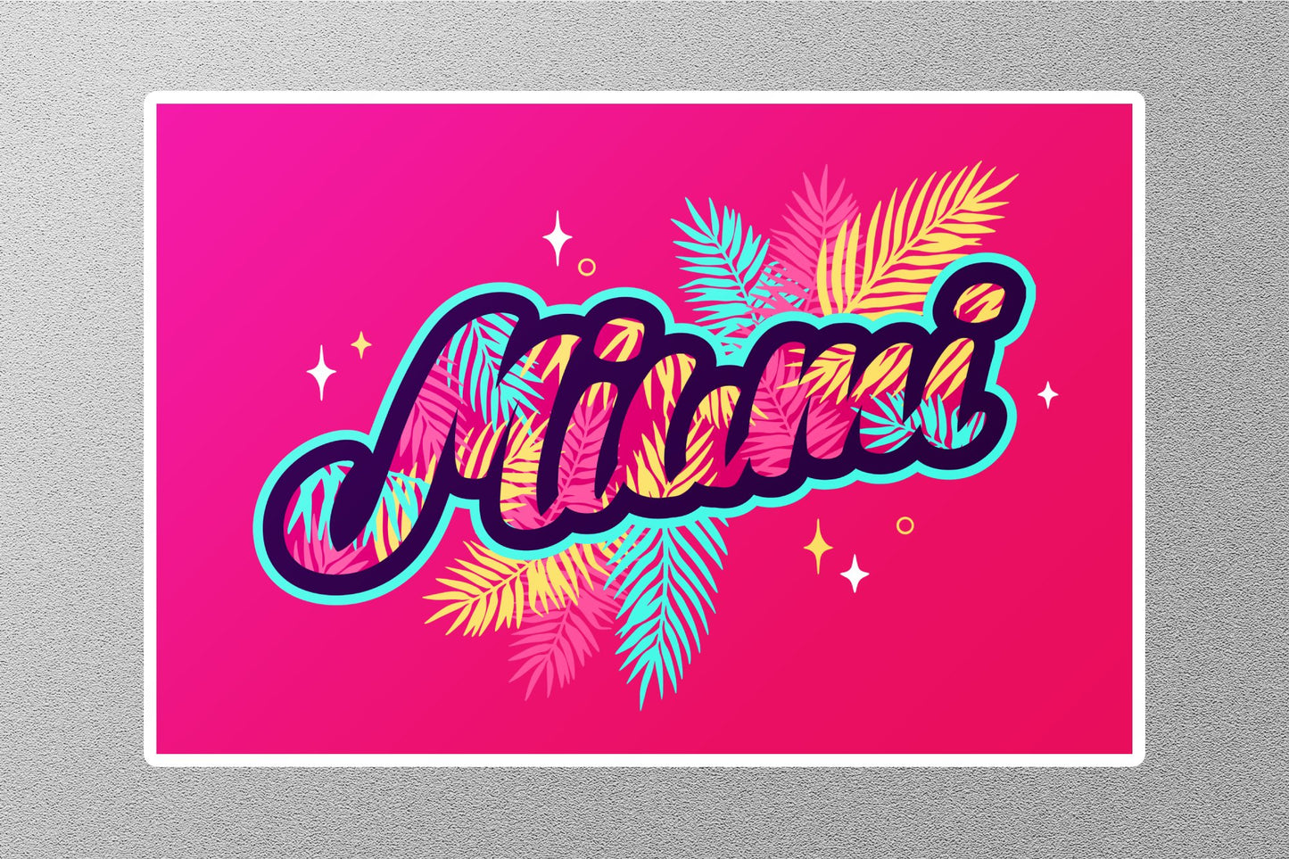 Wholesale Miami 7 Travel Sticker