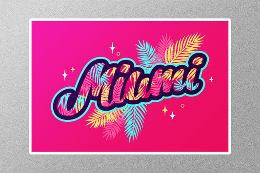 Wholesale Miami 7 Travel Sticker