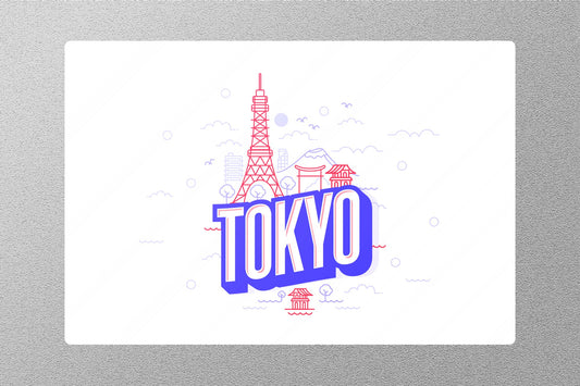 Wholesale Tokyo 4 Travel Sticker