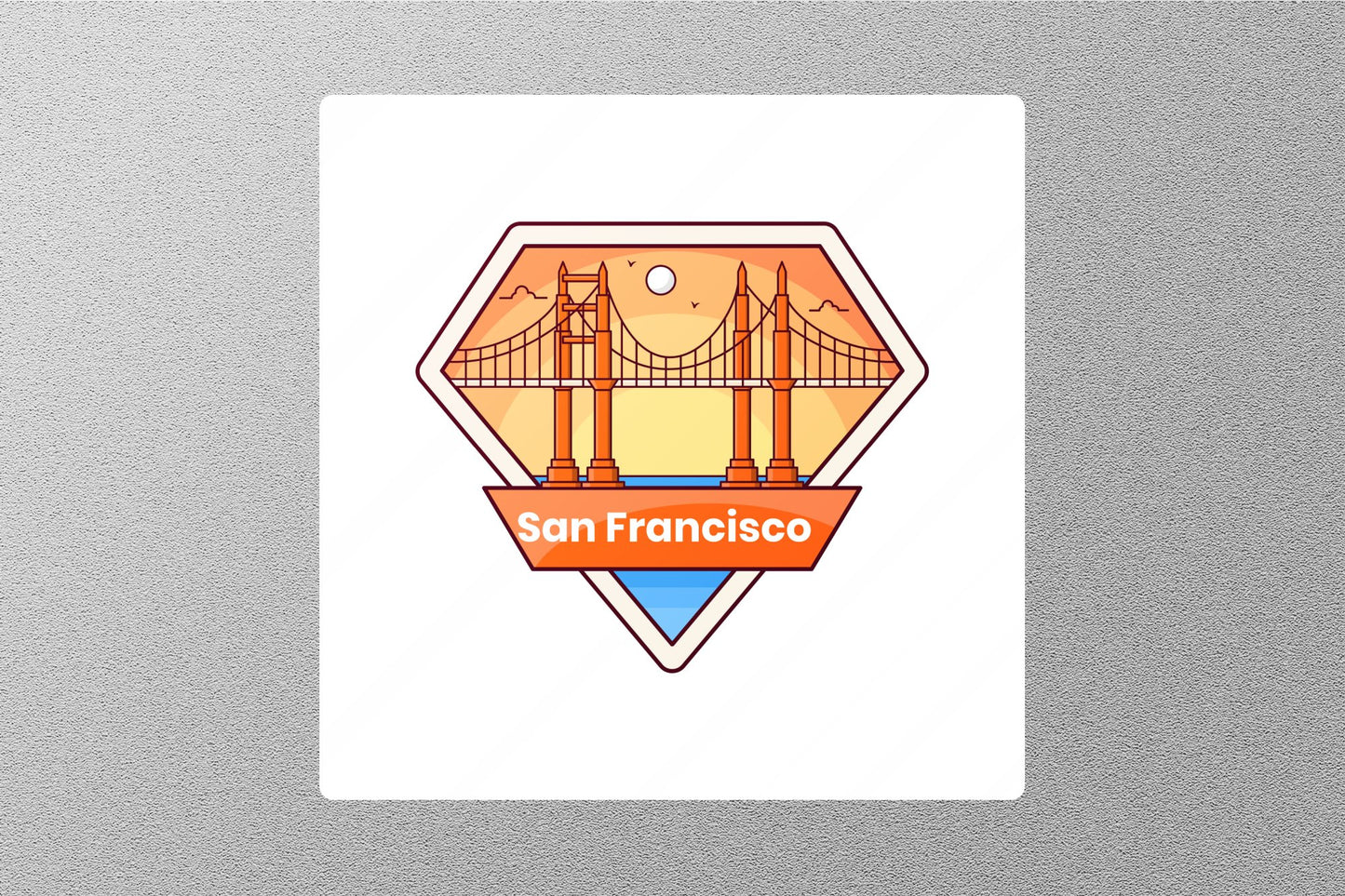 Wholesale San Francisco Bridge Travel Sticker