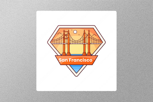 Wholesale San Francisco Bridge Travel Sticker