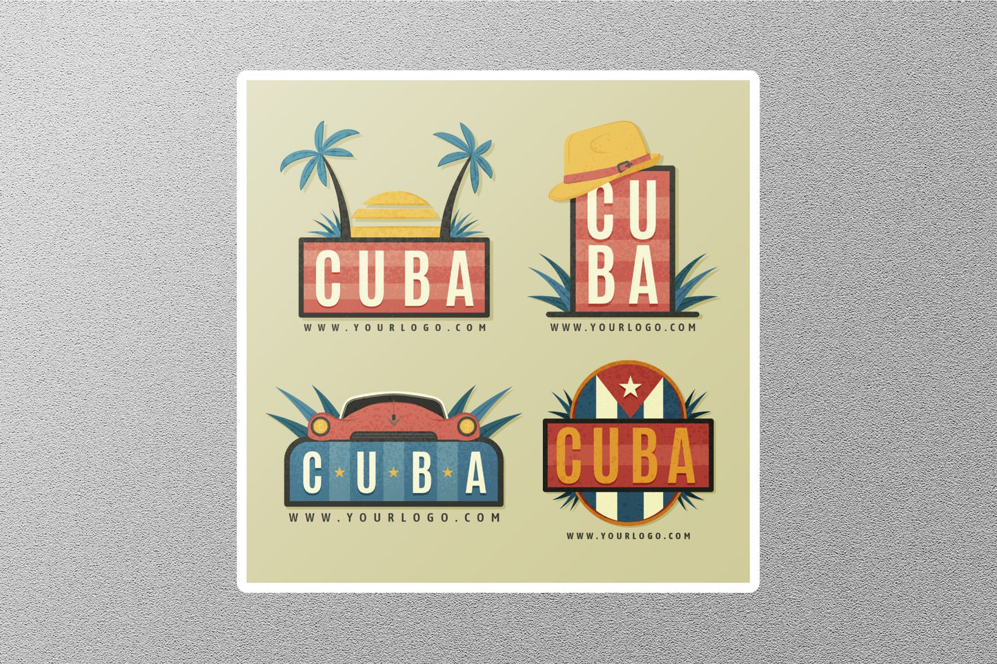 Wholesale Cuba Travel Sticker