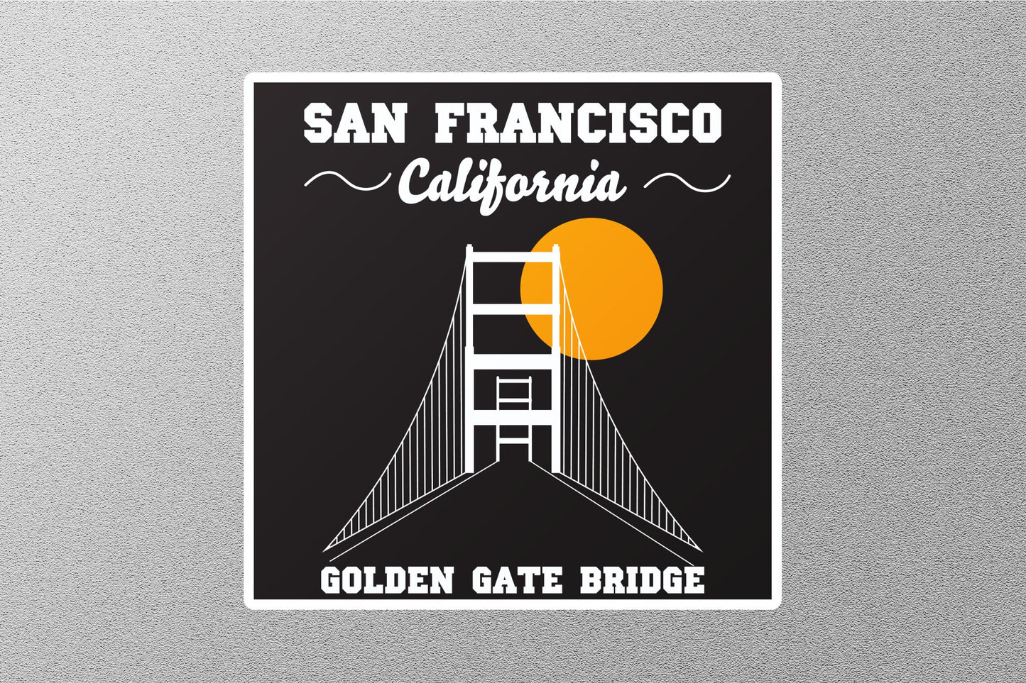 San Francisco California Travel Sticker