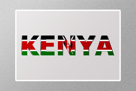 Wholesale Kenya 7 Travel Sticker
