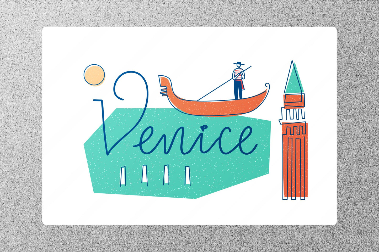 Wholesale Venice 7 Travel Sticker