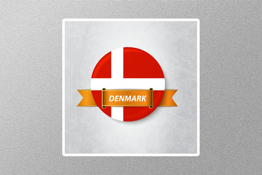 Denmark Flag 5 Travel Sticker