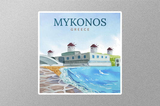Wholesale Mykonos Greece 4 Travel Sticker