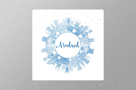 Wholesale Madrid City 4 Travel Sticker